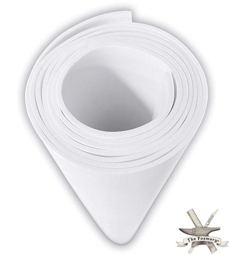 The Foamory Shape Retention EVA Cosplay Foam - 2mm Thick (White) X-Large 35â€x59â€ High Density EVA Craft Foam Sheets - Premium 85 kg/m3 Heat Shape Material for DIY, Comic, Con or Halloween Costumes - The Foamory - Image 1
